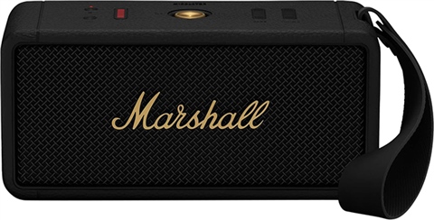 Marshall Middleton Bluetooth Portable Speaker - Black and Brass, A